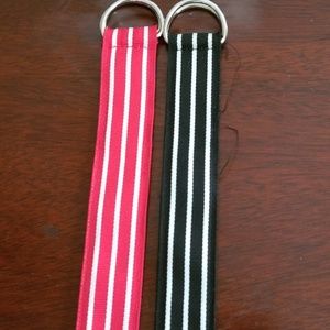 Two Reversible D-Ring Belts